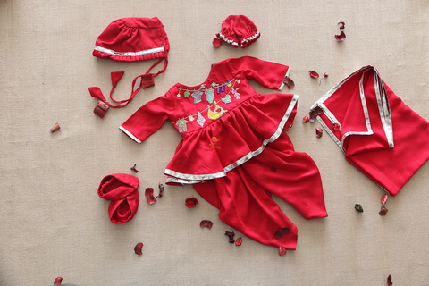 Infant Themed Newborn Jaamna Set