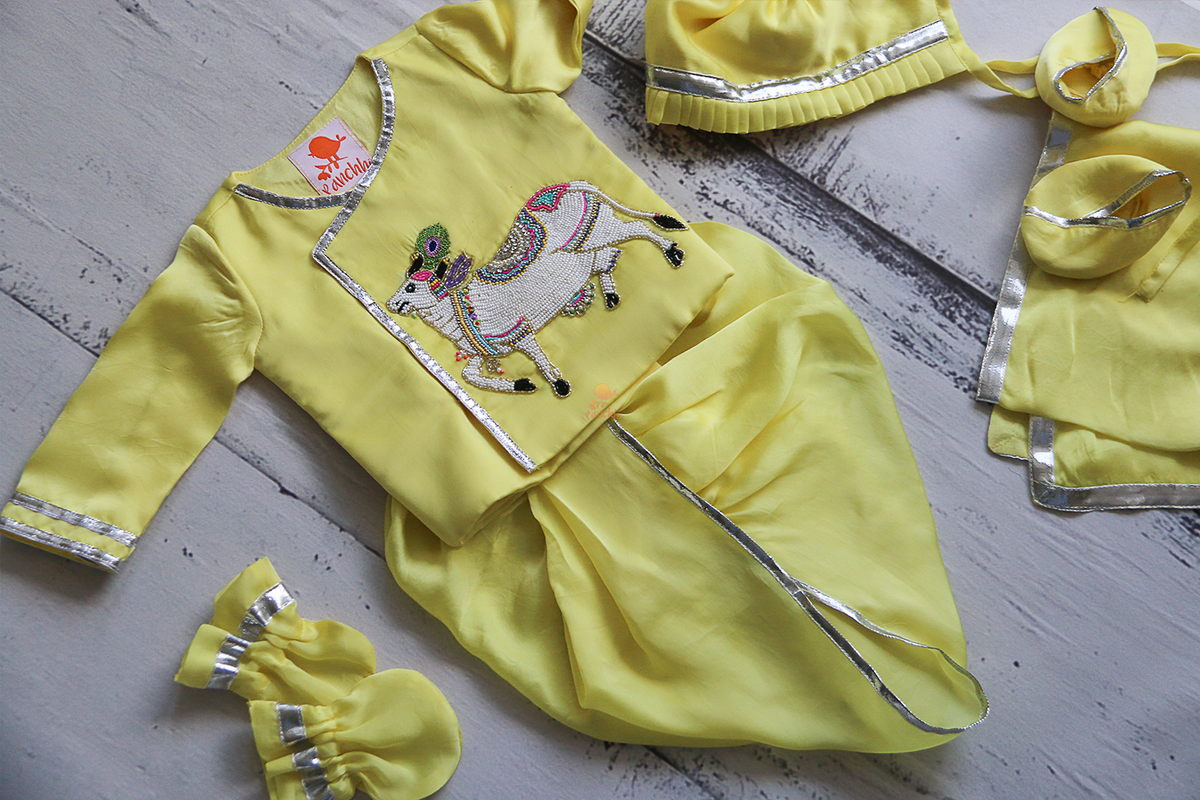 Kanhaiya Newborn Jaamna Set