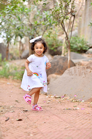 Cloud in my Pocket A line Dress