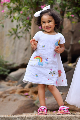 Cloud in my Pocket A line Dress