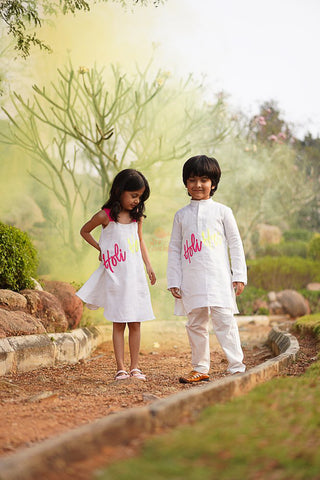 Holi Hai Kurta Set